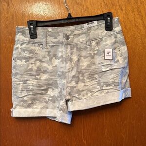 Women's Gray Camo Shorts